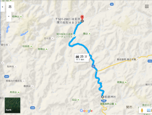 根道神社への道1